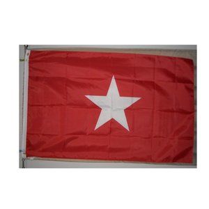 Jane Long Second Republic of Texas 3' x 5' Red Flag Banner Mexico Nacogdoches
